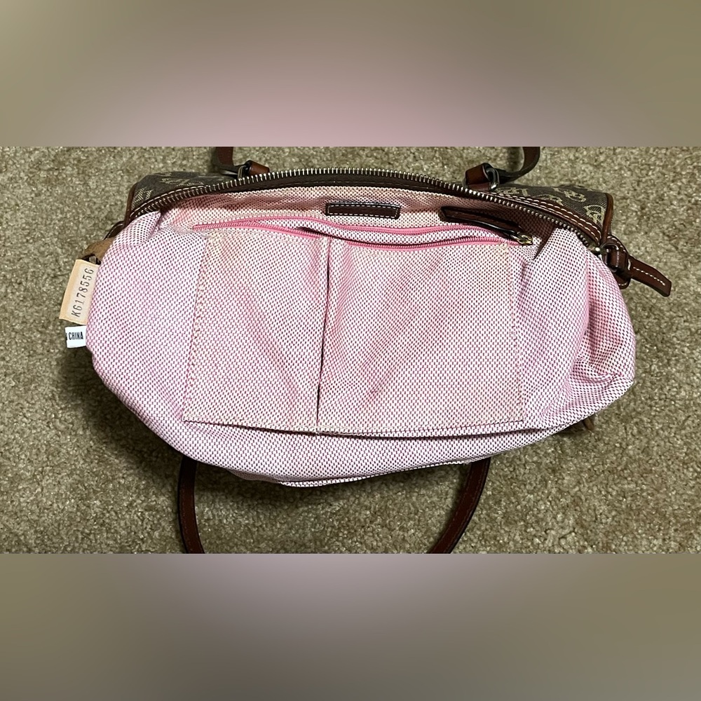 Dooney & Bourke Brown Monogram barrel Bag - Picture 11 of 13